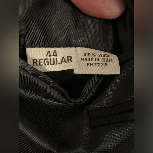 Blue pronto Uno wool suit jacket size means 44 regular - Picture 8 of 13